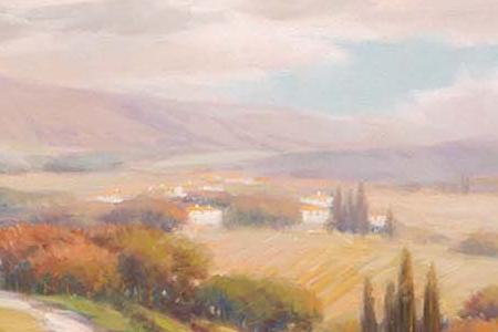 Фрагмент Vineyard View I