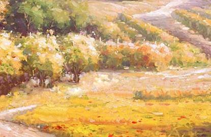 Фрагмент Vineyard View II