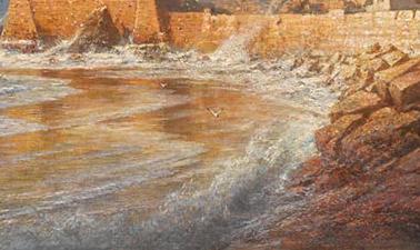 Фрагмент Волнующиеся море на закате