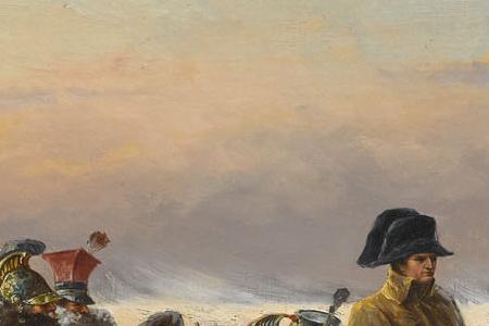 Фрагмент Возвращение Напалеона после  Бородинской битвы