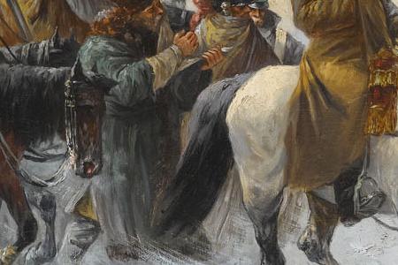 Фрагмент Возвращение Напалеона после  Бородинской битвы