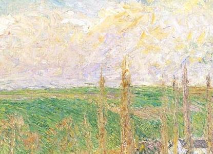 Фрагмент Vue sur le village d Osny