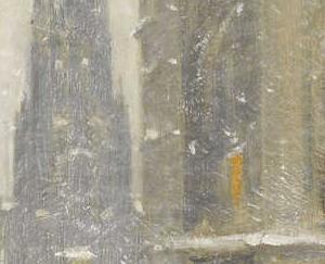 Фрагмент WALL ST IN WINTER