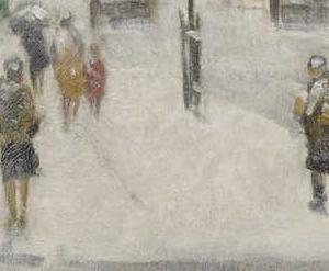 Фрагмент WASHINGTON SQUARE, NEW YORK WINTER