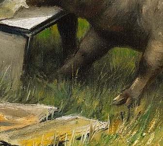 Фрагмент While his back is turned