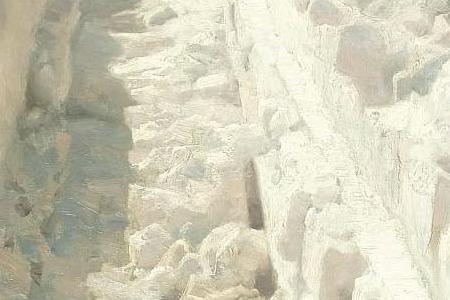 Фрагмент Winter in Ponte-Campovasto, Switzerland