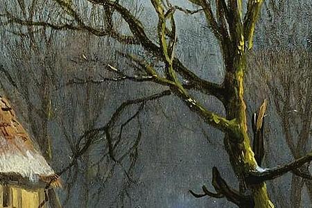 Фрагмент WINTER IN THE WOODS