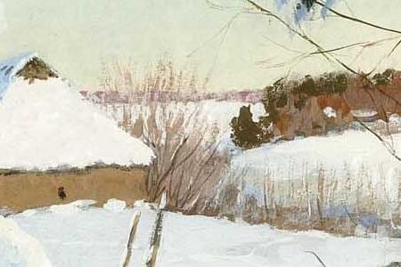Фрагмент WINTER LANDSCAPE