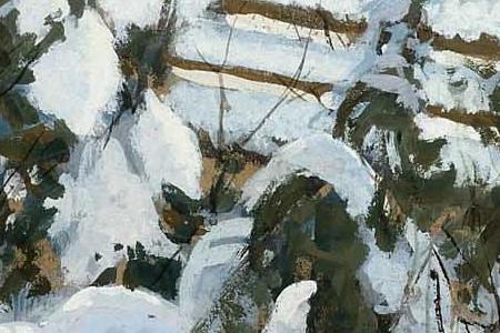 Фрагмент WINTER LANDSCAPE