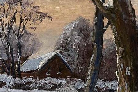 Фрагмент WINTER LANDSCAPE