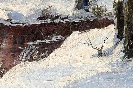 Фрагмент WINTER LANDSCAPE