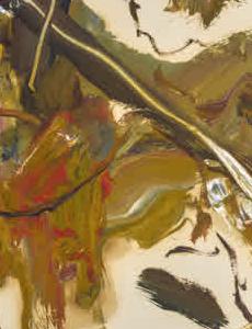 Фрагмент WINTER LANDSCAPE WITH HORSE