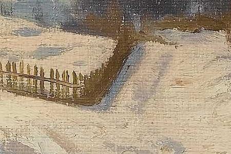 Фрагмент Winter landscape