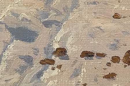 Фрагмент Winter landscape