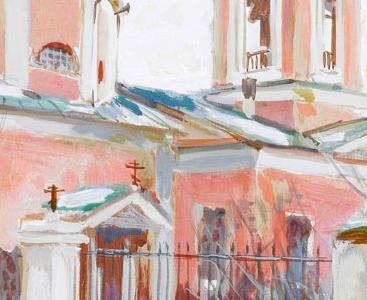 Фрагмент Winter morning