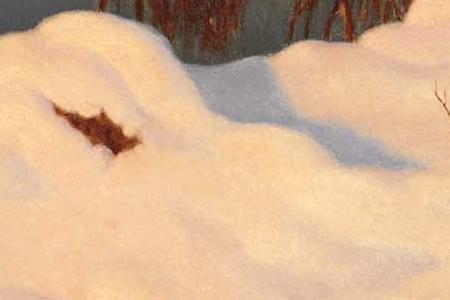 Фрагмент Winter sunset