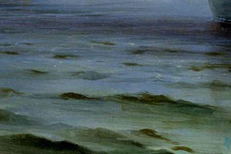 Фрагмент Захват пароходом «Россия» турецкого военного транспорта «Мессина» на Чёрном море 13 декабря 1877 года