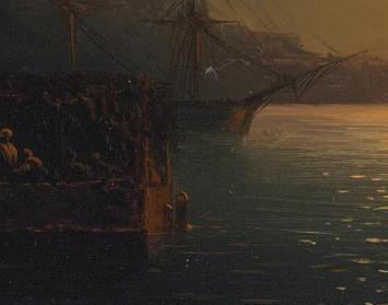 Фрагмент Закат над Босфором