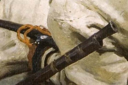 Фрагмент Запорожцы. 1880-1891.