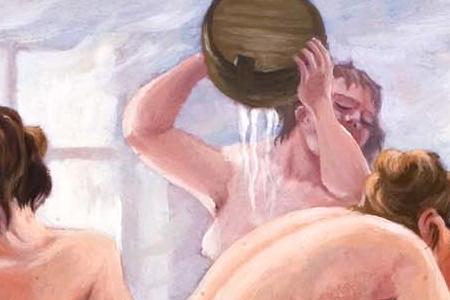 Фрагмент Женский день в бане