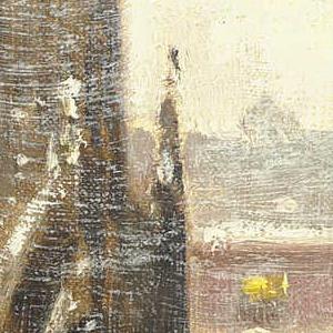 Фрагмент Зима на улицах Нью Йорка