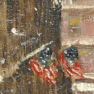 Фрагмент Зима на улицах Нью Йорка