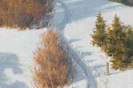 Фрагмент ЗИМА В ДОФИНЕ