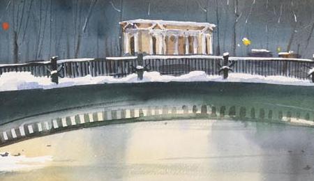 Фрагмент Зима в Санкт Питербурге