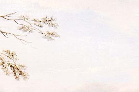 Фрагмент Зимний пейзаж.