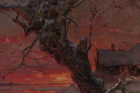 Фрагмент Зимний закат