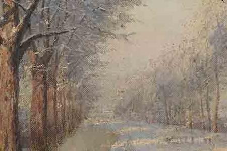 Фрагмент ЗИМНИЙ ЗАКАТ