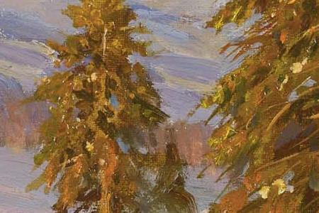 Фрагмент Зимний закат