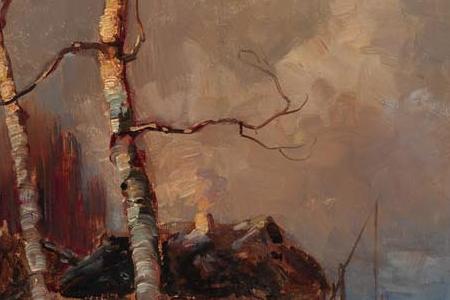 Фрагмент Зимнияя дорога