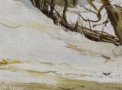 Фрагмент Зимняя сцена