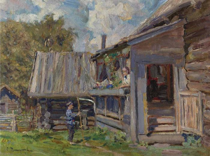 Деревенская сцена