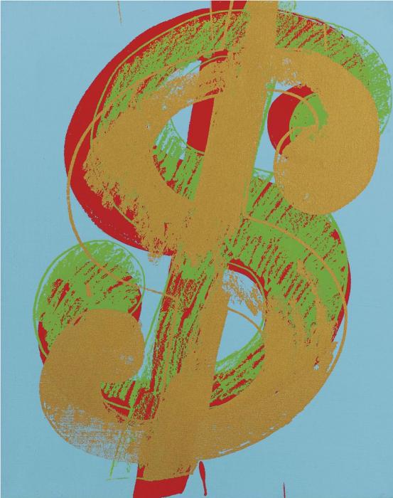 DOLLAR на голубом