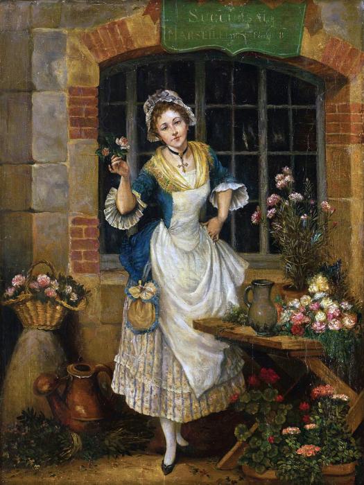 Флорист за работой