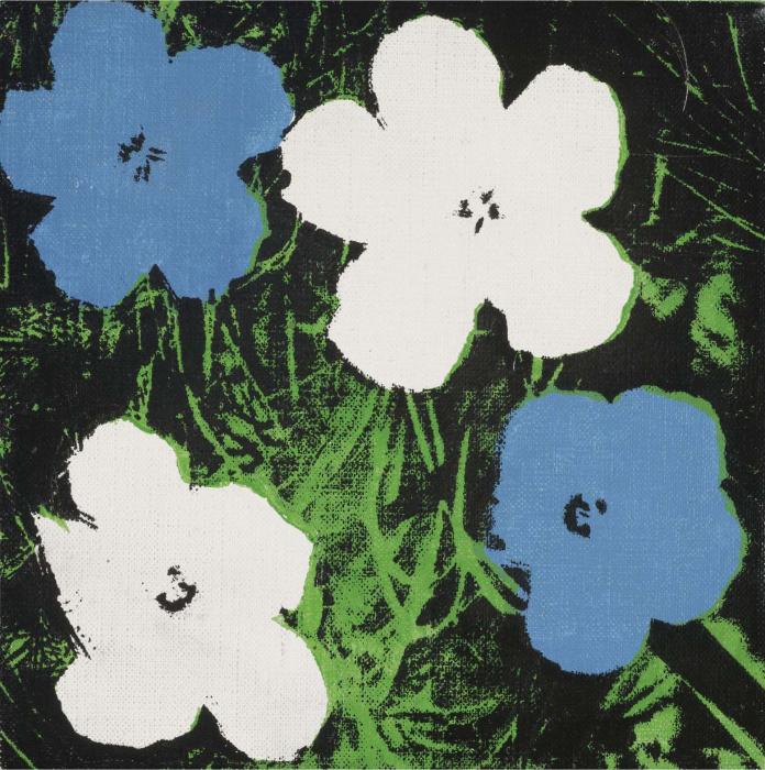 FLOWERS два белых два голубых