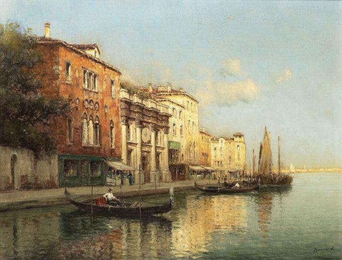 Gondola on a Venetian canal