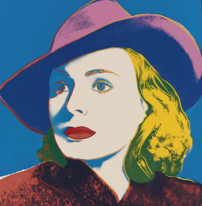 INGRID BERGMAN WITH HAT