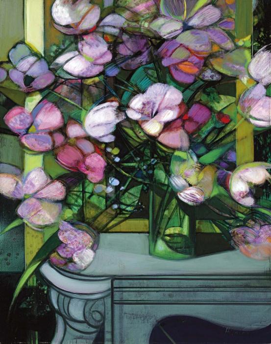 Jeux de fleurs sur la chemin e