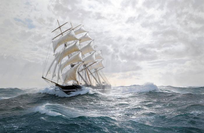 John Steven Dews, MacQuarie Sydney Bound, with Singing Shrouds and Humming Backstays