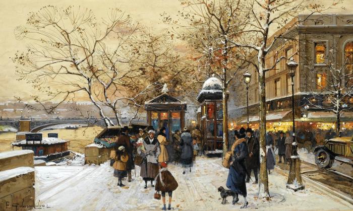 LE QUAI DE LA MÉGISSERIE À PARIS