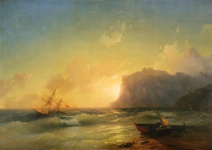 Море.Коктебель. 1853.