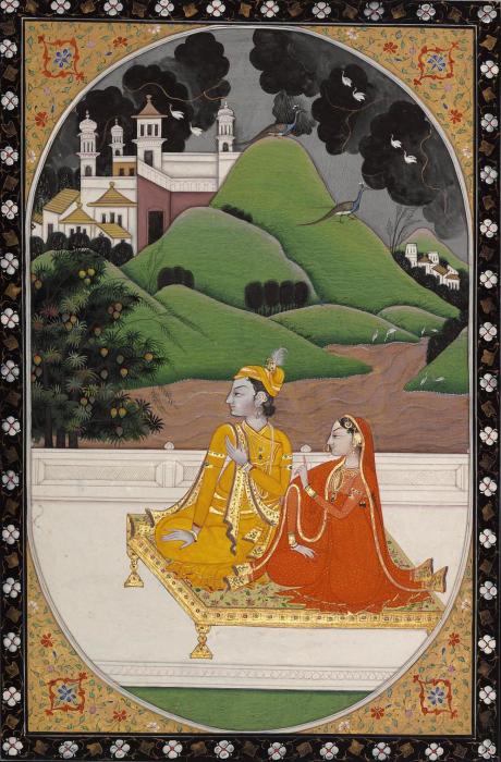 N ILLUSTRATION FROM A BARAMASA SERIES SAWAN THE RAINY SEASON