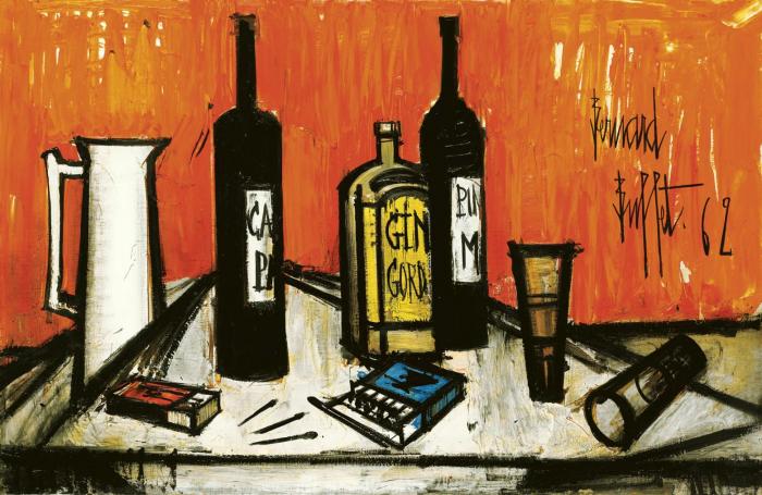 NATURE MORTE AUX BOUTEILLES