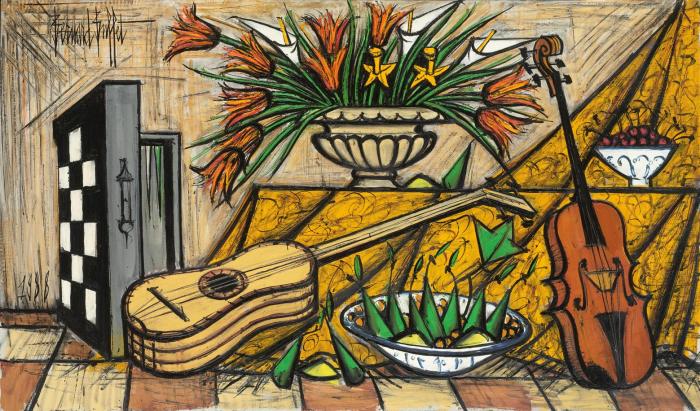 Натюрморт со скрипкой и гитарой