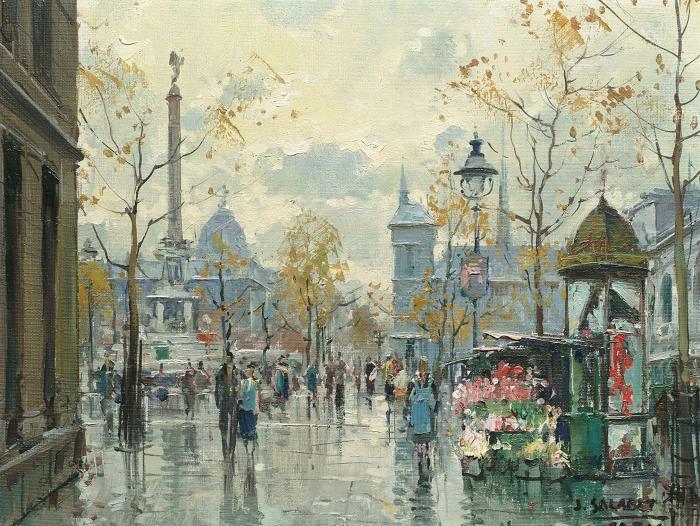 Paris street scene