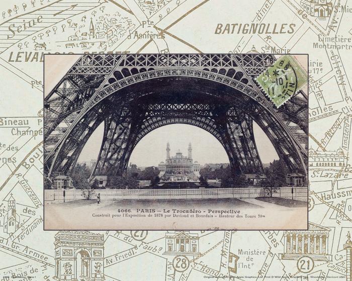 Париж старые фото 3, коллаж