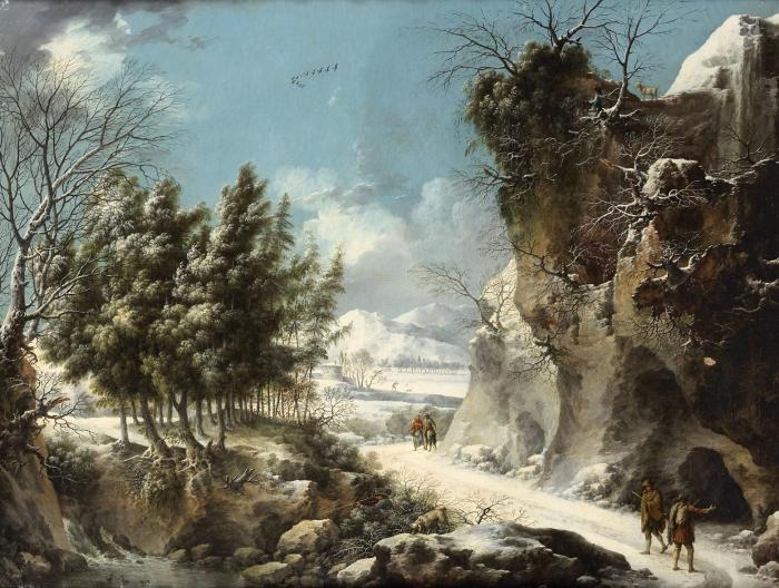 PAYSAGE D HIVER FRANCESCO FOSCHI WINTER LANDS